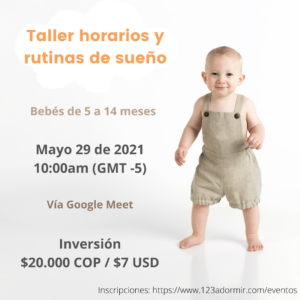 Taller Horarios y Rutinas de sueño