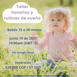 Taller Horarios y Rutinas de sueño